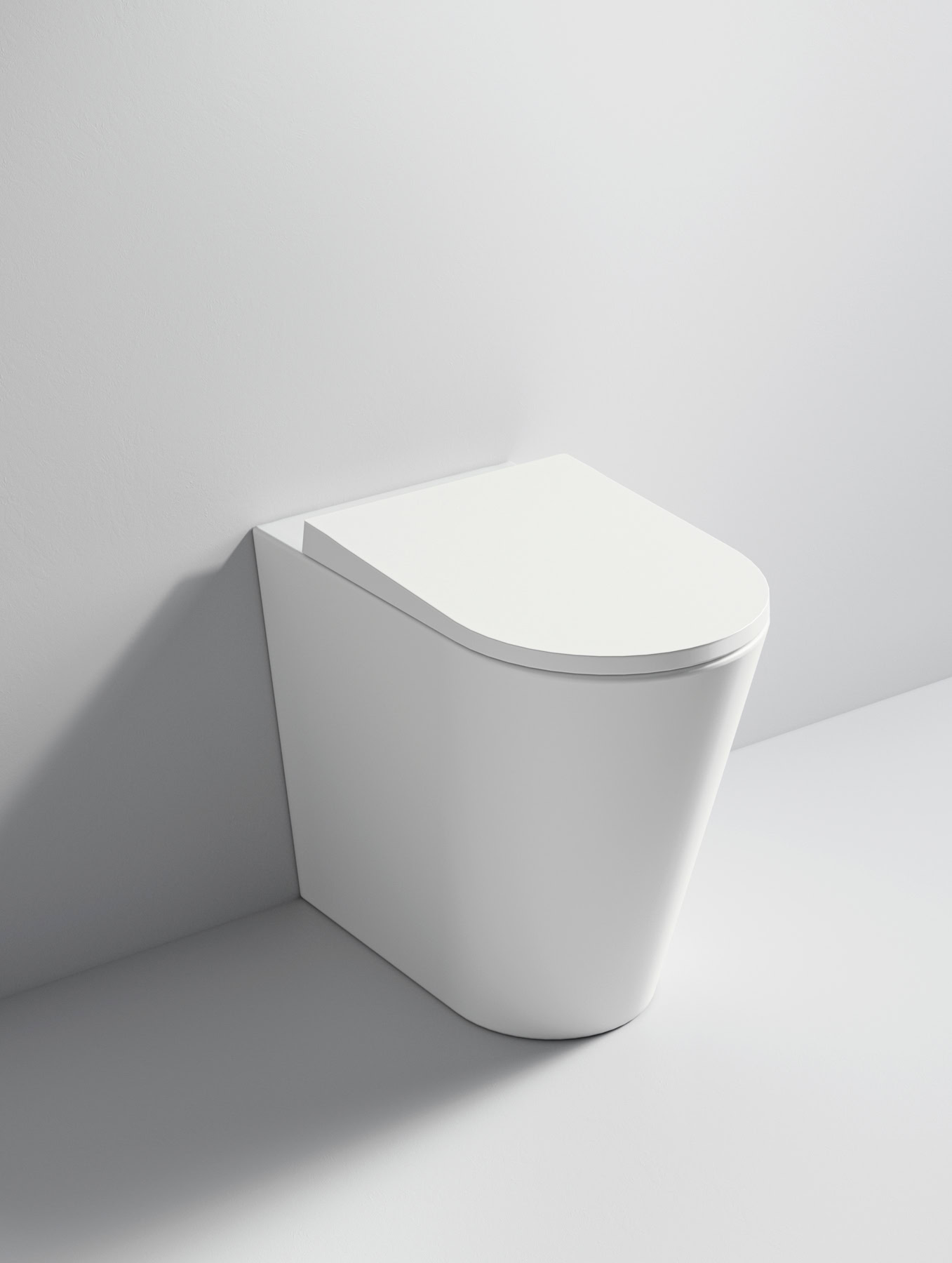 Bidet Noorth Senna bianco, design elegante e compatto per il bagno.