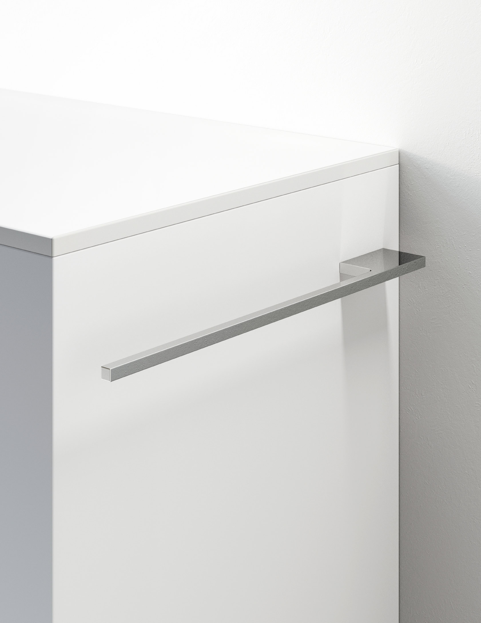 Portarotolo moderno Riva di Noorth in acciaio inox.
